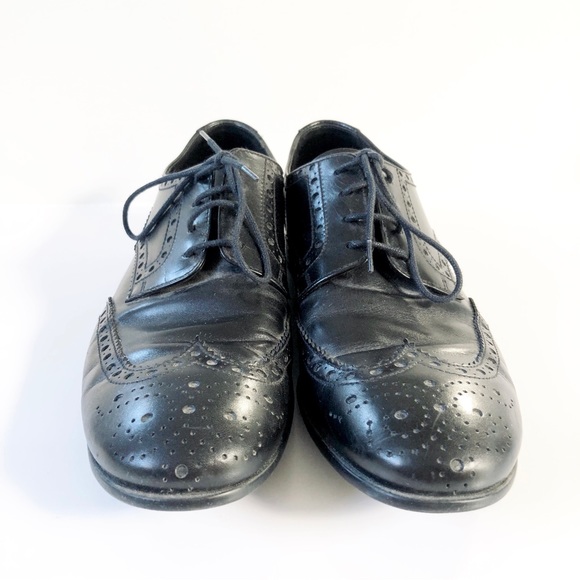 Prada Men’s Black Lace Up Dress Shoes - Picture 7 of 8